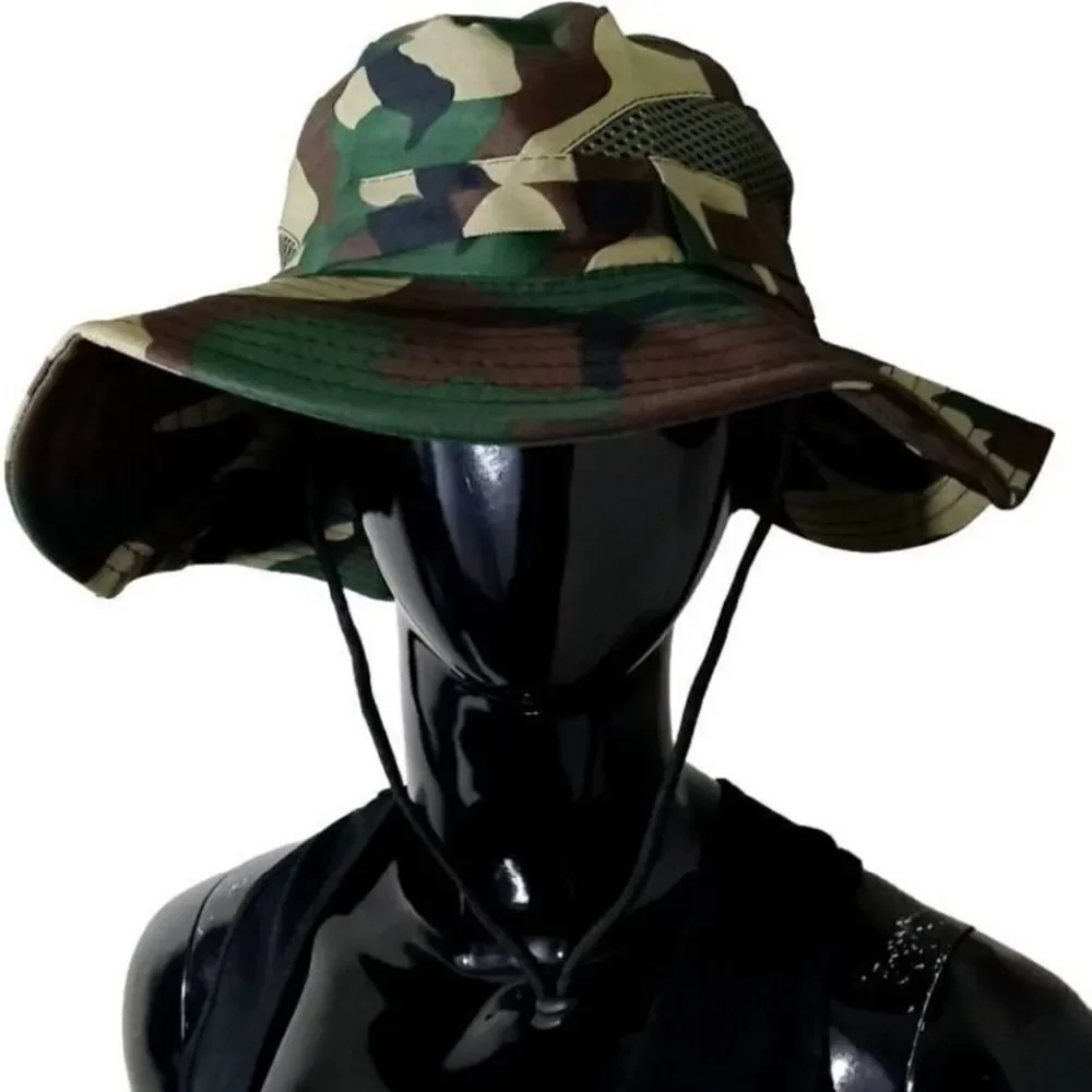 Men's Camo Bucket Boonie Sun Hat